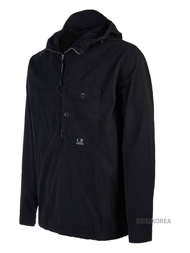 Gabardine Utility Anorak Black - CP COMPANY - BALAAN 3