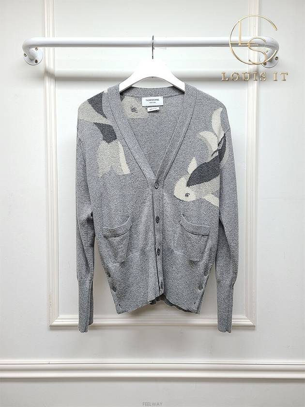 men cardigan - THOM BROWNE - BALAAN 1