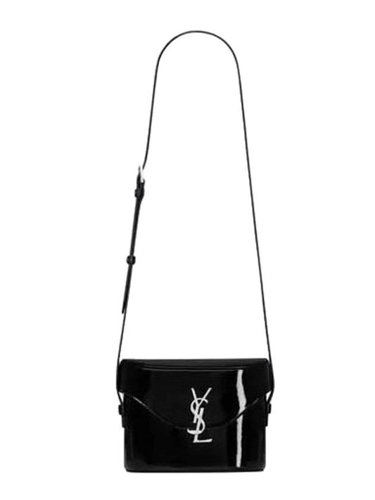 June Box Shoulder Bag Black - SAINT LAURENT - BALAAN 1