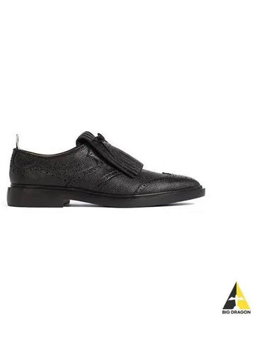 Tassel trim leather oxford loafer black MFD121A 06257 - THOM BROWNE - BALAAN 1