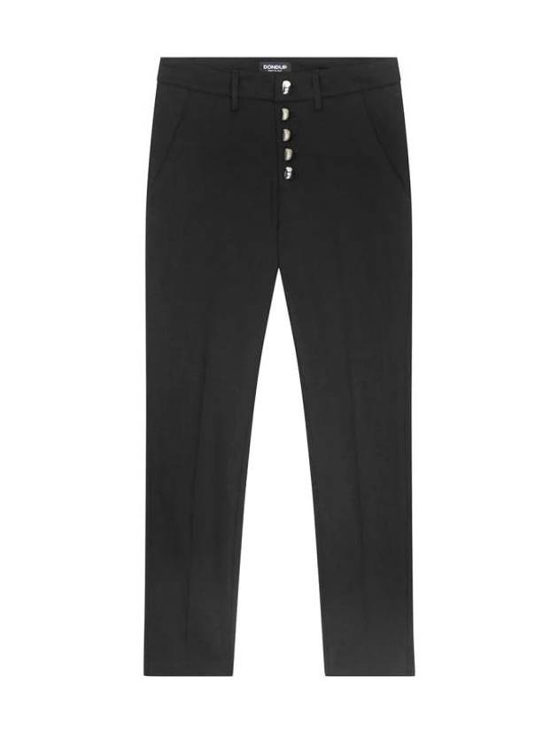 Denim Straight Pants DP600 GS0072D XXX DD999 BLACK - DONDUP - BALAAN 1