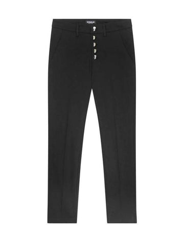 Denim Straight Pants DP600 GS0072D XXX DD999 BLACK - DONDUP - BALAAN 1