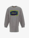 Logo Long Sleeve T-Shirt Grey - MARNI - BALAAN 1