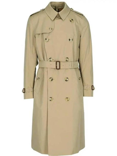 Men Kensington Heritage Trench Double Coat Beige - BURBERRY - BALAAN 2