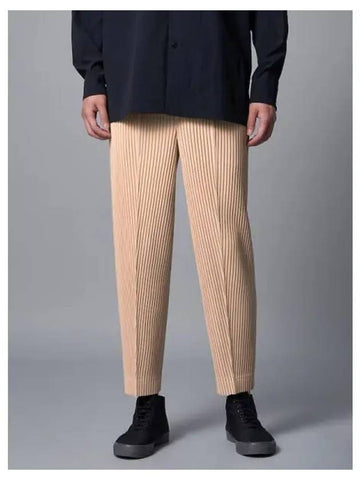 Complete tapered pants ash beige domestic product GM0024090547243 - ISSEY MIYAKE - BALAAN 1