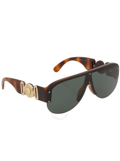 Versace Dark Green Shield Men's Sunglasses VE4391 531771 48 - VERSACE - BALAAN 2