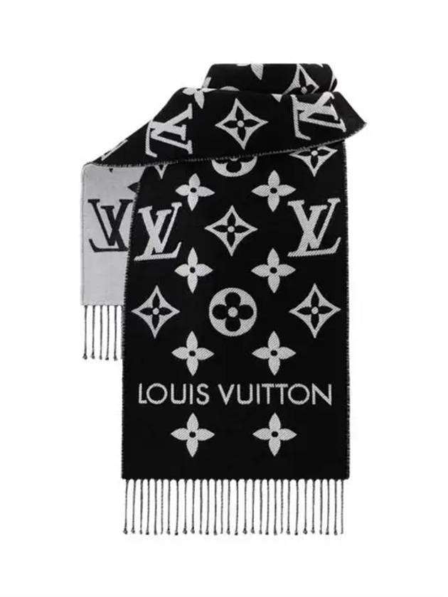 LV Essential Scarf Black - LOUIS VUITTON - BALAAN 4