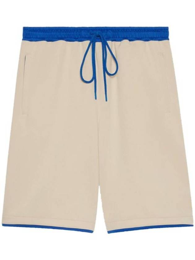 Neoprene Basketball Shorts Ivory - GUCCI - BALAAN 2