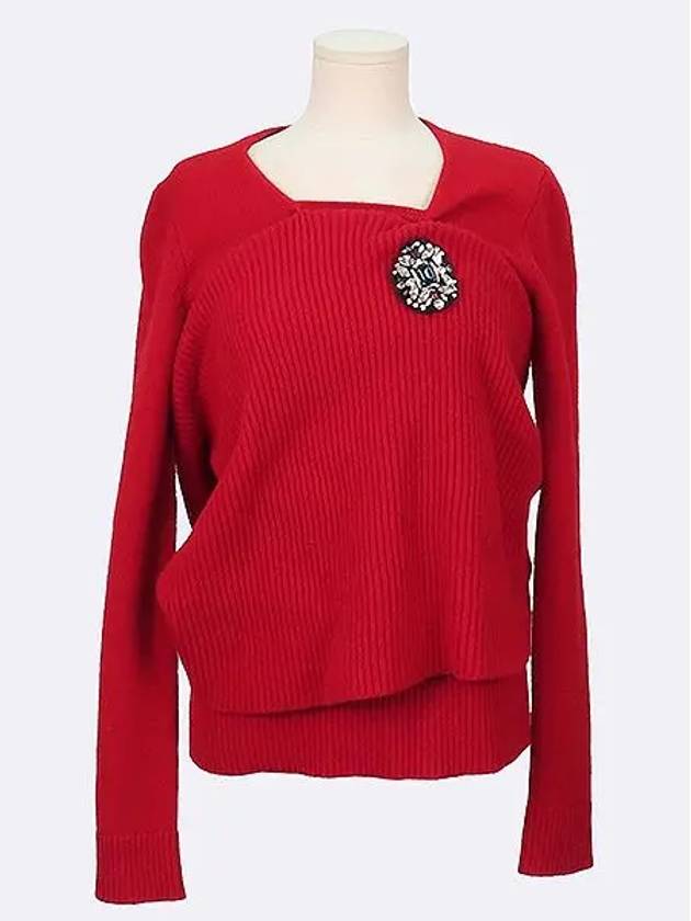 Smith Market used luxury goods red knit women s clothing - LANVIN - BALAAN 1