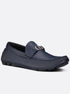 CD Signature Buckle Strap Loafers Blue - DIOR - BALAAN 2