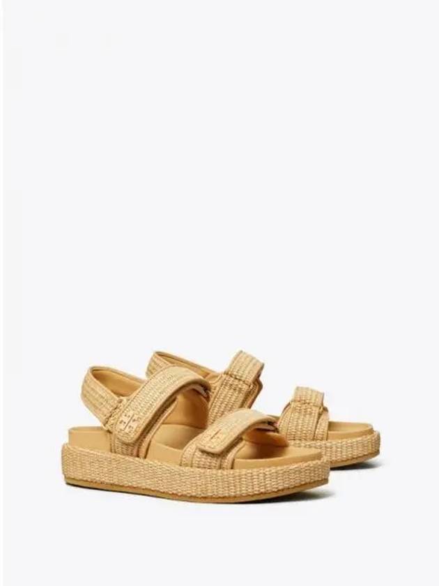 Kira Sport Sandals Havana Sand Domestic Product - TORY BURCH - BALAAN 1