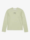 Helmut Lang Logo Long Sleeve T Shirt Lucid Green N02HM5031FH - HELMUT LANG - BALAAN 2