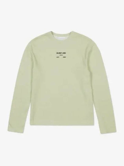 Helmut Lang Logo Long Sleeve T Shirt Lucid Green N02HM5031FH - HELMUT LANG - BALAAN 2