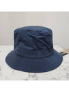 Econyl Regenerated Nylon Bucket Hat Avio Blue - STONE ISLAND - BALAAN 4