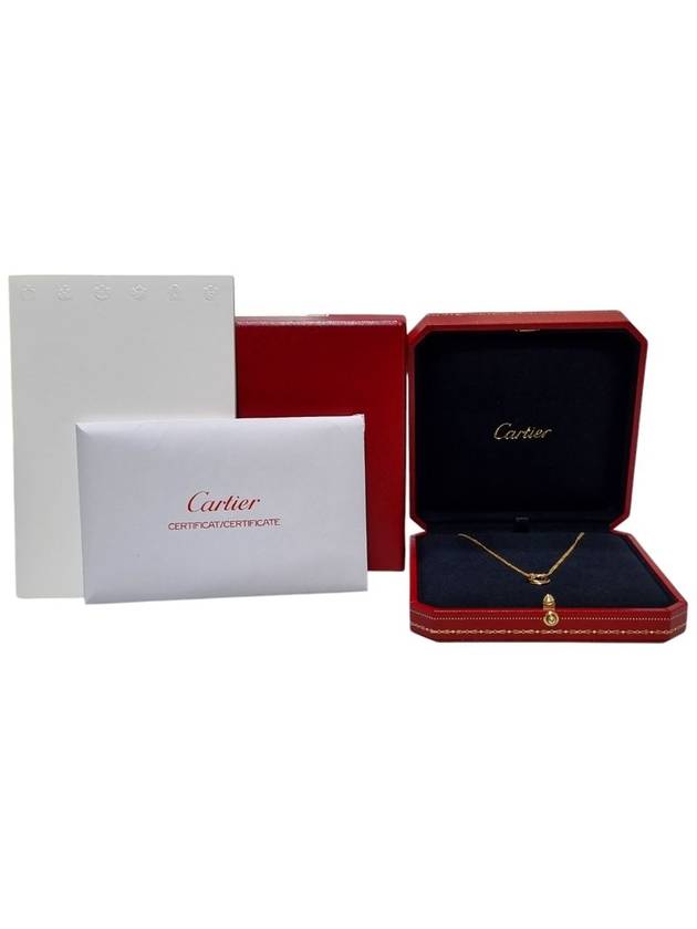 CRB7224851 Trinity pendant mini yellow gold necklace - CARTIER - BALAAN 6