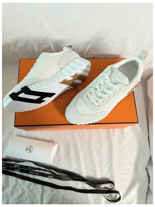 Bouncing Low Top Sneakers Blanc - HERMES - BALAAN 6