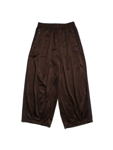 H.D Poly Smooth Track Wide Pants Dark Brown - NEEDLES - BALAAN 1