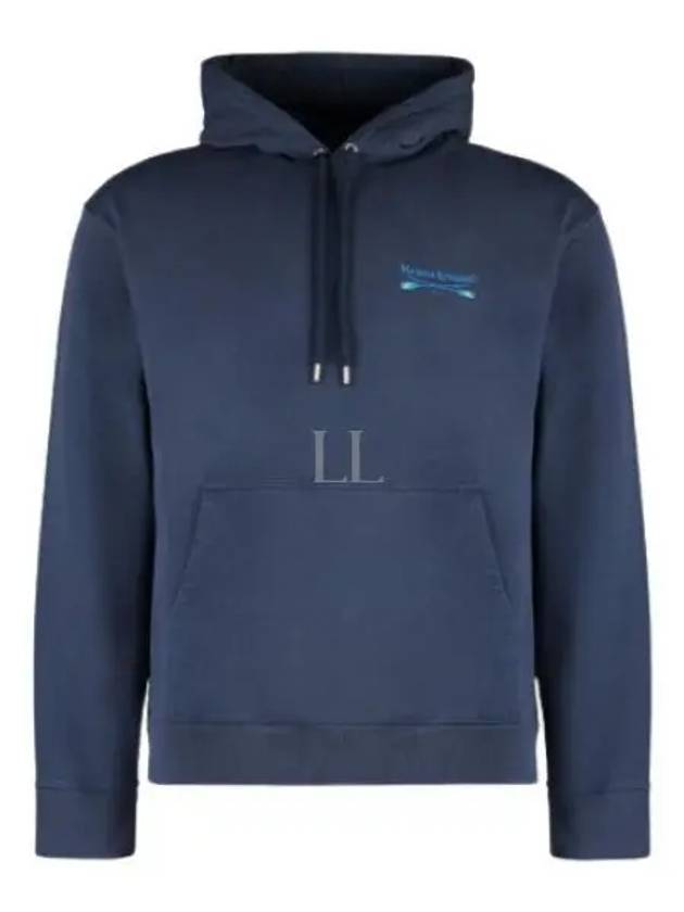 Oars Regular Hoodie Ink Blue - MAISON KITSUNE - BALAAN 2