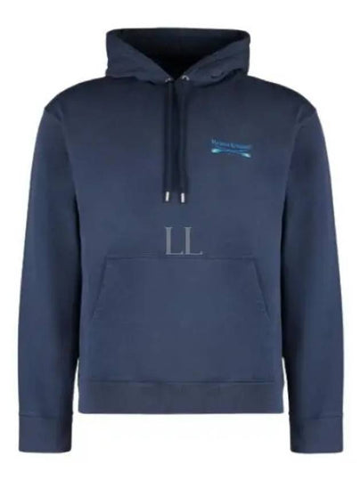 Oars Regular Hoodie Ink Blue - MAISON KITSUNE - BALAAN 2