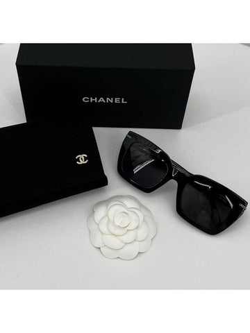 gold logo sunglasses - CHANEL - BALAAN 1