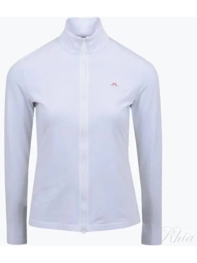 Women's Chet Brushed Mid Layer Jacket White - J.LINDEBERG - BALAAN 2