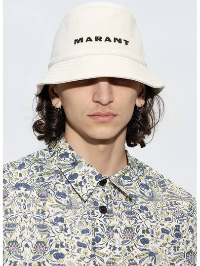 MARANT ‘Haley’ Bucket Hat, Men's, Cream - ISABEL MARANT - BALAAN 2