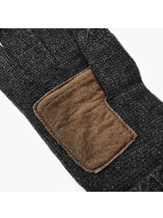 Signature Pony Merino Wool Touchscreen Gloves Charcoal - POLO RALPH LAUREN - BALAAN 4