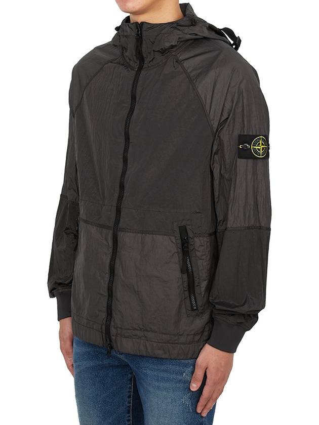 Nylon Metal Windbreake Charcoal - STONE ISLAND - BALAAN 4