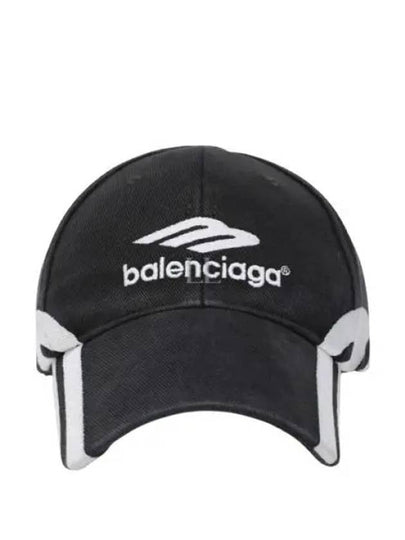 3B Sports Icon Ball Cap Black - BALENCIAGA - BALAAN 2