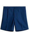 Baron Linen Shorts Estate Blue - J.LINDEBERG - BALAAN 2