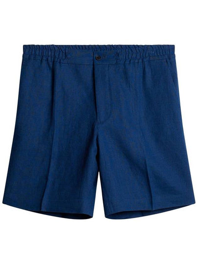 Baron Linen Shorts Estate Blue - J.LINDEBERG - BALAAN 2