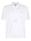 Embroidered Logo Short Sleeve Polo Shirt White - BRUNELLO CUCINELLI - BALAAN 2