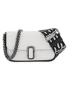 The Bicolor J Mark Mini Cross Bag White - MARC JACOBS - BALAAN 1