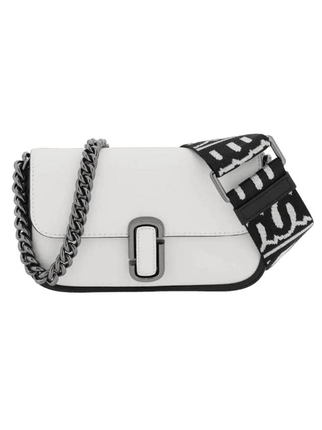 The Bicolor J Mark Mini Cross Bag White - MARC JACOBS - BALAAN 1