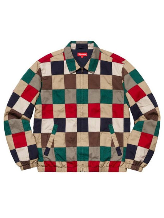 Patchwork Harrington Jacket PATCHWORK HARRINGTON JACKET - SUPREME - BALAAN 1