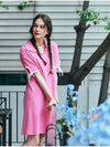 MET summer knit collar dress pink - METAPHER - BALAAN 3