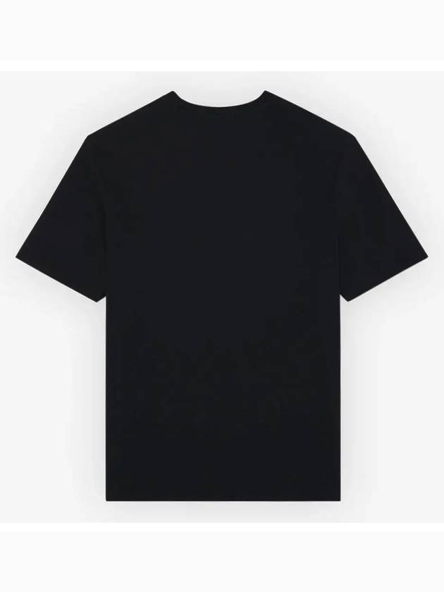 Fox Head Patch Classic Short Sleeve T-Shirt Black - MAISON KITSUNE - BALAAN 3