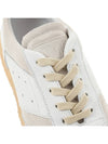 MM6 Replica Leather Low Top Sneakers White Beige - MAISON MARGIELA - BALAAN.