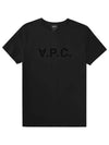 VPC Logo Organic Cotton Short Sleeve T-Shirt Black - A.P.C. - BALAAN 5