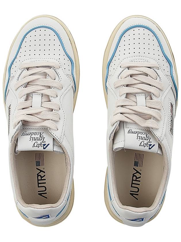 Suede Leather Low Top Sneakers White - AUTRY - BALAAN 7