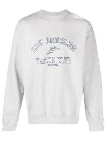 NEW TRACK CLUB HEATHERGRAY CR642 Heather Gray Crew Neck Sweatshirt 1342137 - SPORTY & RICH - BALAAN 1