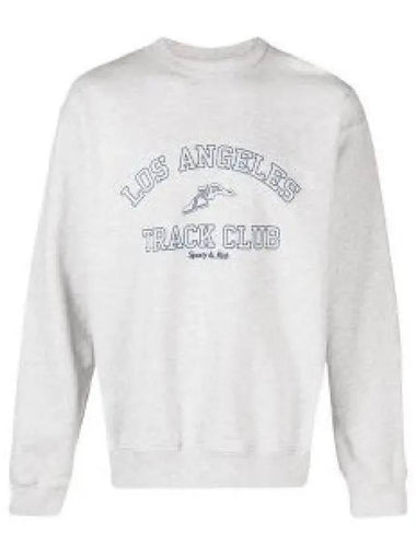 NEW TRACK CLUB HEATHERGRAY CR642 Heather Gray Crew Neck Sweatshirt 1342137 - SPORTY & RICH - BALAAN 1