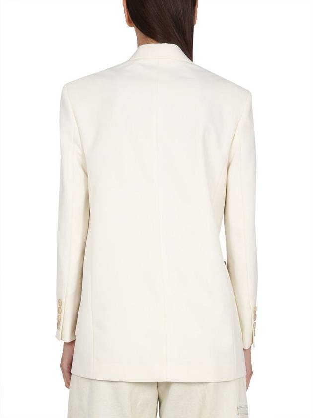 Women's Tape Knit Jacket Butter Offwhite - PALM ANGELS - BALAAN 4