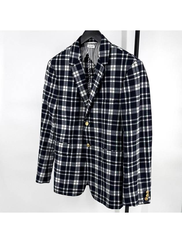 Check blazer jacket size 3 - THOM BROWNE - BALAAN 1