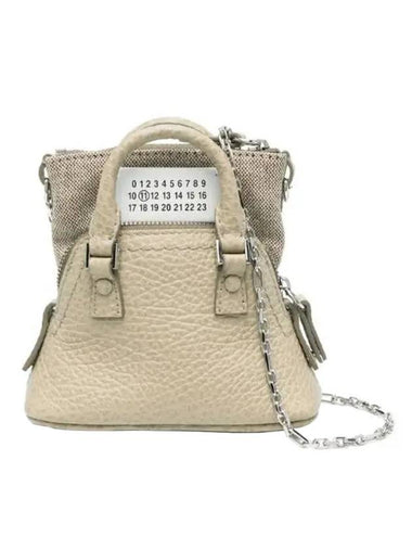 5AC Classic Baby Shoulder Bag Beige - MAISON MARGIELA - BALAAN 1