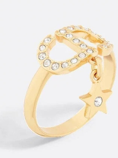 Petit CD Lucky Charms Ring Gold - DIOR - BALAAN 2