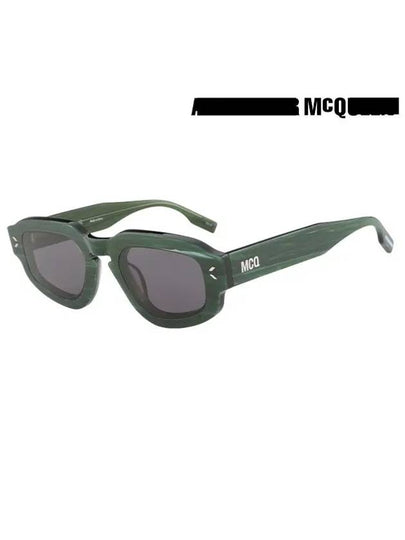 Eyewear Geometric Acetate Sunglasses Green - ALEXANDER MCQUEEN - BALAAN 2