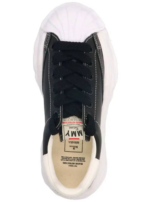 23FW Blakey OG sole leather low-top sneakers A06FW702 BLACK - MIHARA YASUHIRO - BALAAN 2