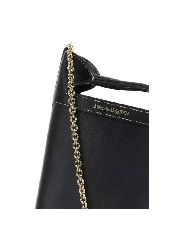 Logo Printed Bucket Bag Black - ALEXANDER MCQUEEN - BALAAN 5