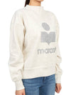 Moby Logo Print Sweatshirt Ecru - ISABEL MARANT - BALAAN 4